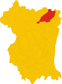 Localisation de Tramonti di Sotto