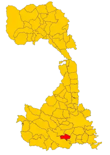 Localisation de Tricerro