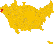 Localisation de Turbigo