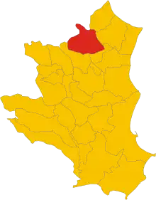 Localisation de Umbriatico