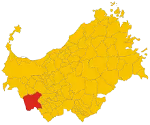 Localisation de Villanova Monteleone