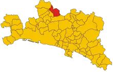 Localisation de Vobbia