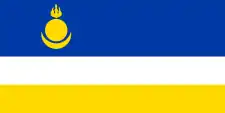 Drapeau de la Bouriatie