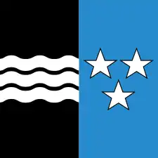 Les couleurs cantonales sont le noir et le bleuUsage des drapeaux,étendards et fanions (Règlement sur les drapeaux) - Règlement 51.340 f, Armée suisse, p.&nbsp;70, consulté le 23 juillet 2017