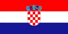 Drapeau de la Croatie