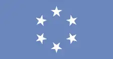 Drapeau du Territoire sous tutelle des îles du Pacifique.