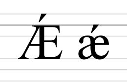 Image illustrative de l’article Ǽ