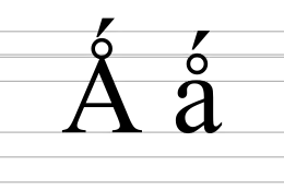Image illustrative de l’article Ǻ