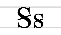 Image illustrative de l’article Ꞩ