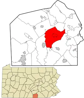 Localisation de Straban Township