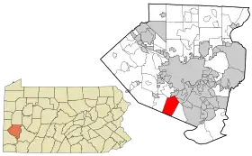 Localisation de Bethel Park