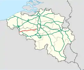 Image illustrative de l’article Autoroute A8 (Belgique)