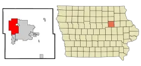 Localisation de Cedar Falls