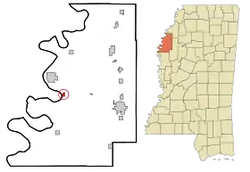 Localisation de Beulah