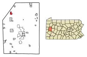 Localisation de Slippery Rock