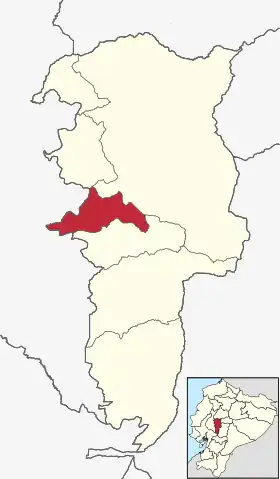 Localisation de Canton de Caluma