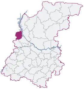 Localisation de Okroug urbain de Tchkalovsk