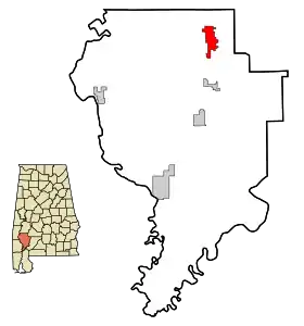 Localisation de Thomasville