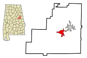 Localisation de Ashland