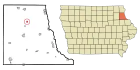 Localisation de Farmersburg