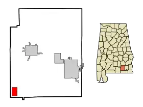 Localisation de Kinston