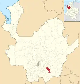 Localisation de Cocorná