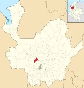 Localisation de Sopetrán