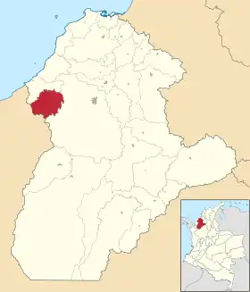 Localisation de Canalete