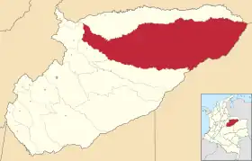 Localisation de Paz de Ariporo