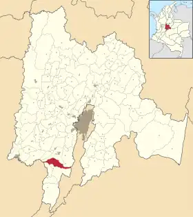 Localisation de Arbeláez