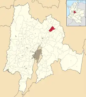 Localisation de Cucunubá