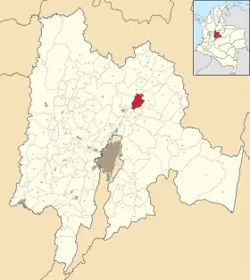 Localisation de Nemocón