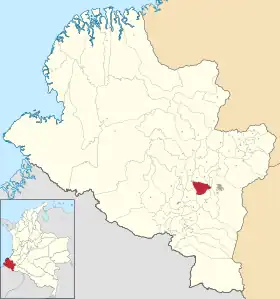 Localisation de Consacá