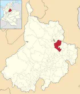 Localisation de Piedecuesta
