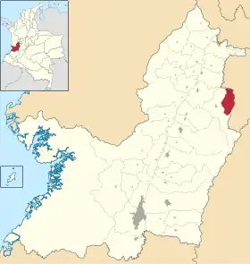 Localisation de Caicedonia