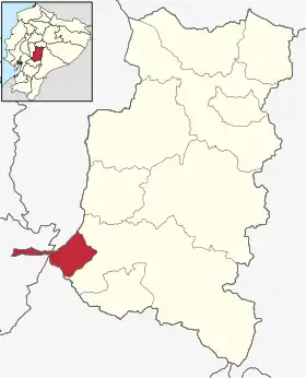 Localisation de Canton de Cumandá