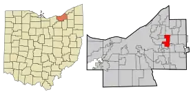 Localisation de Beachwood