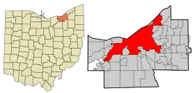 Localisation de Cleveland