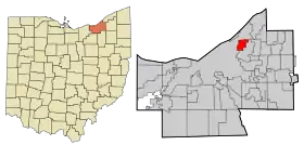 Localisation de East Cleveland