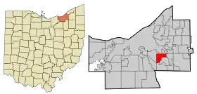 Localisation de Maple Heights