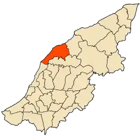 Localisation de Abdelmalek Ramdane