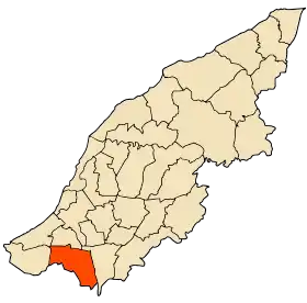 Localisation de El HassianeBeni Yahi