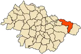 Localisation de Oued El Abtal