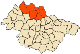 Localisation de Daïra de Mohammadia