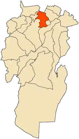 Localisation de El Hamma