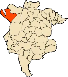 Localisation de Bouti Sayah