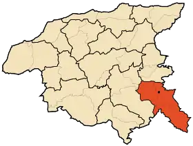 Localisation de Daïra d'El Karimia