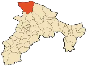 Localisation de Beni Ksila