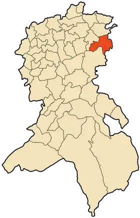 Localisation de M'Cid