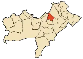 Localisation de Hassi Ben Okba